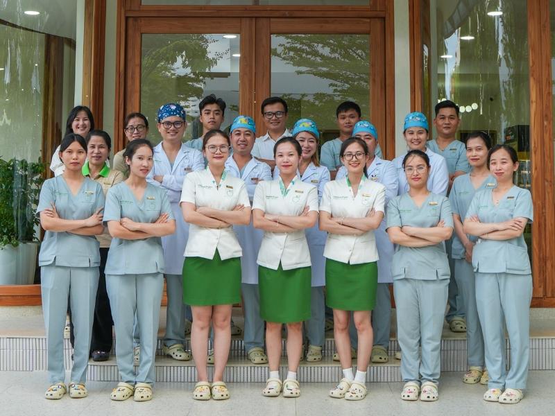 The whole Dental Fam team outside the clinic